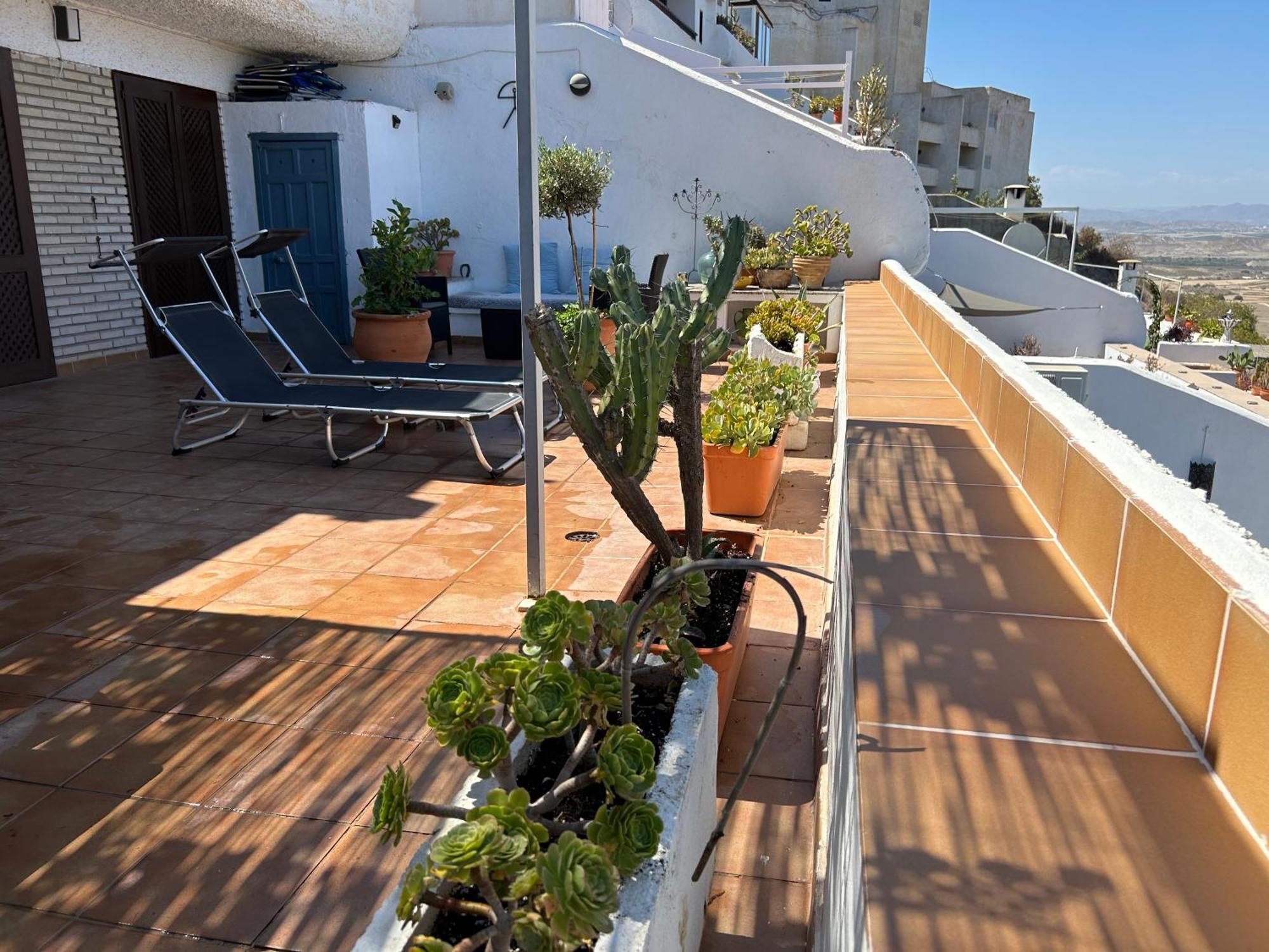 Apartment With A Great Terrace, Sea And Land Views Mojácar Eksteriør billede