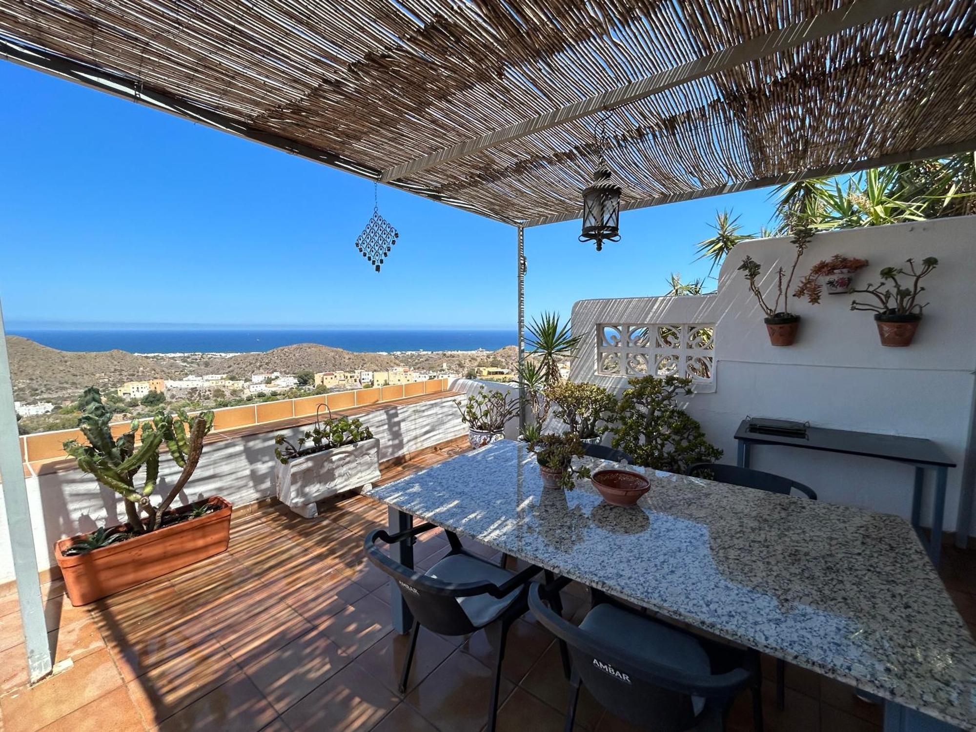 Apartment With A Great Terrace, Sea And Land Views Mojácar Eksteriør billede