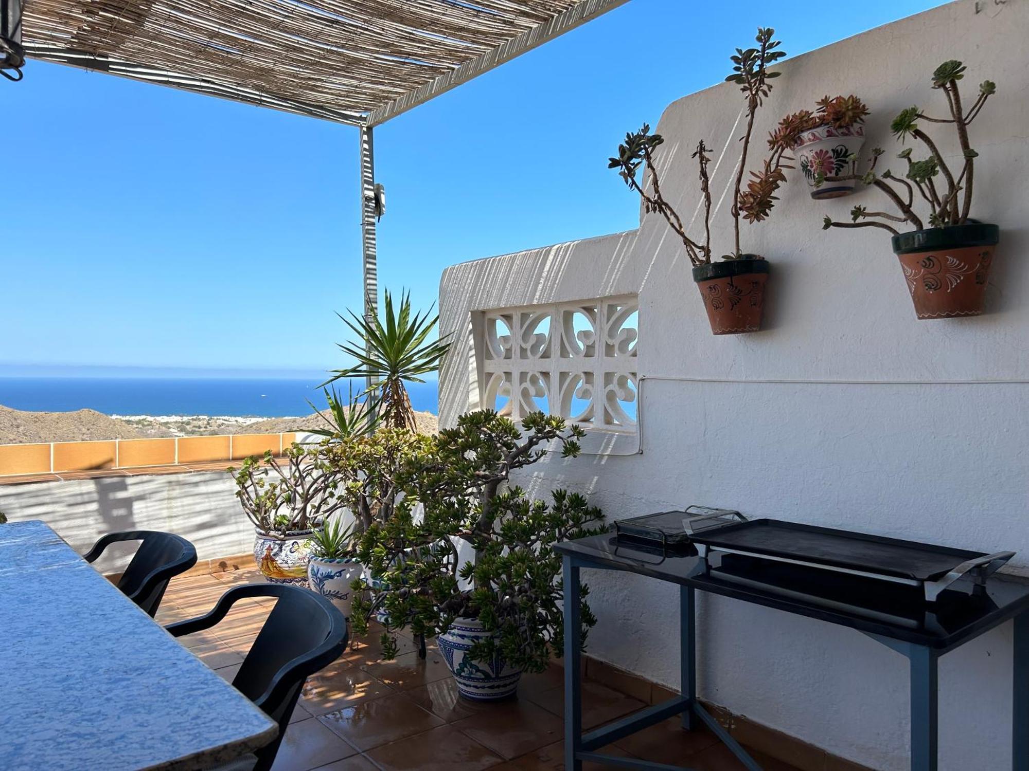 Apartment With A Great Terrace, Sea And Land Views Mojácar Eksteriør billede