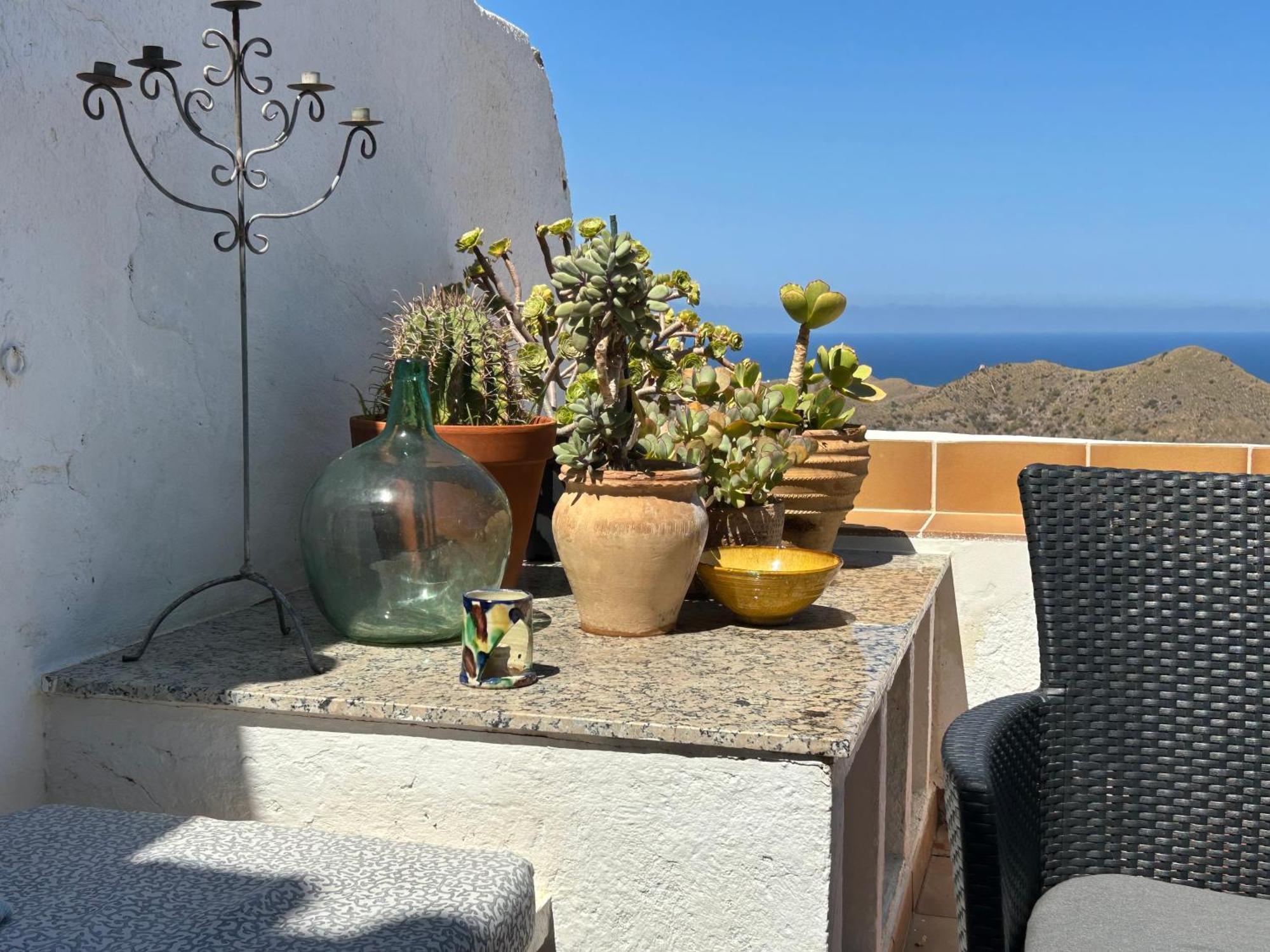 Apartment With A Great Terrace, Sea And Land Views Mojácar Eksteriør billede