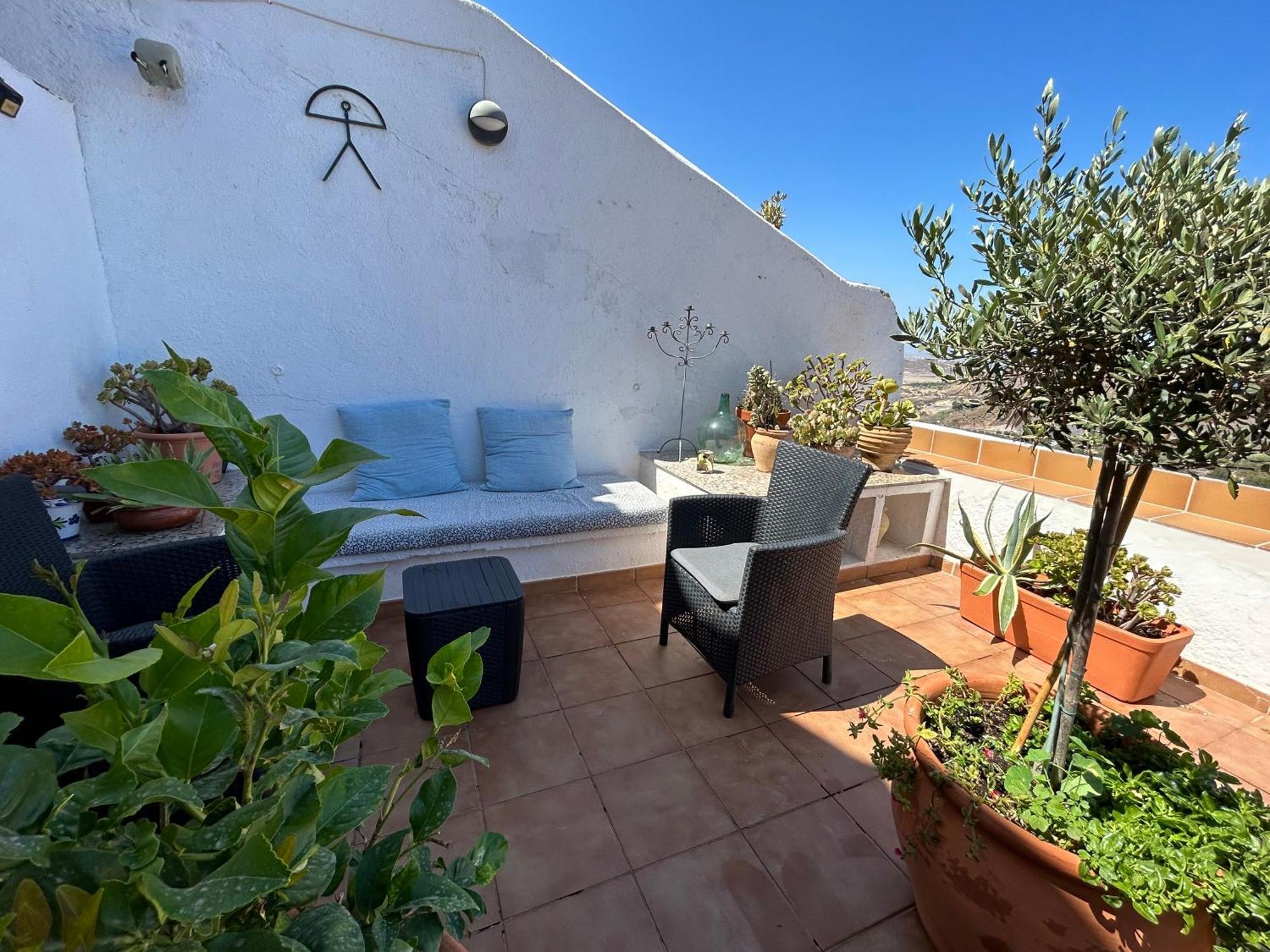 Apartment With A Great Terrace, Sea And Land Views Mojácar Eksteriør billede